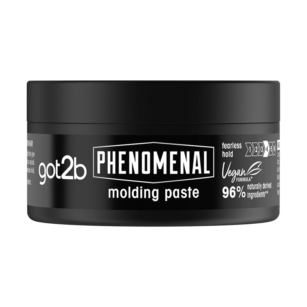 Phenomenal Molding Paste by göt2b - Non-toxic Hair Styling + Treatment product rated STOP by Million Marker, free from BPA, phthalates, and parabens