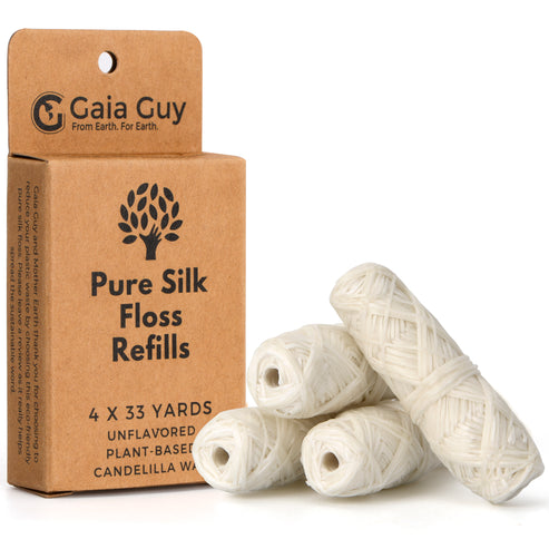 Pure Silk Floss - Unflavored by Gaia Guy - Non-toxic, GO rated product free from harmful chemicals