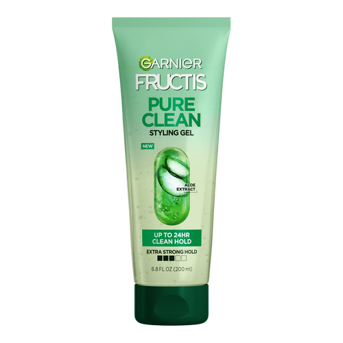 Fructis Pure Clean Styling Gel by GARNIER - Non-toxic Hair Styling + Treatment product rated STOP by Million Marker, free from BPA, phthalates, and parabens