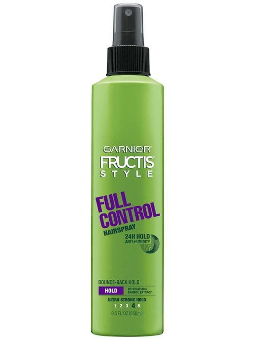 Fructis Style Full Control Hairspray by GARNIER - Non-toxic Hair Styling + Treatment product rated STOP by Million Marker, free from BPA, phthalates, and parabens
