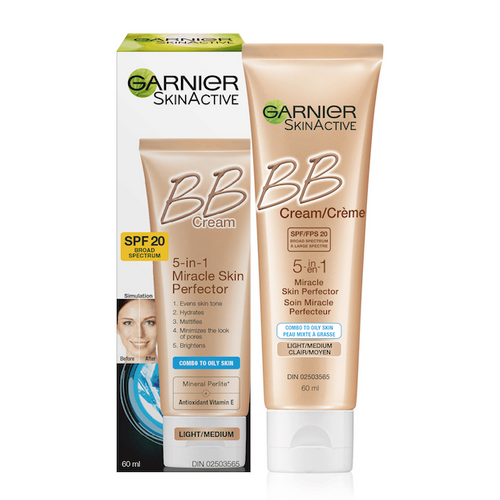 Skin Active BB Cream by GARNIER - Non-toxic Cosmetics product rated STOP by Million Marker, free from BPA, phthalates, and parabens