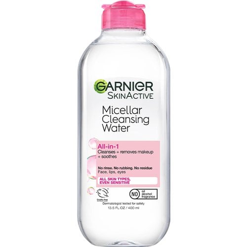 Skin Active Micellar Cleaning Water All-in-1 by GARNIER - Non-toxic Facial Care product rated STOP by Million Marker, free from BPA, phthalates, and parabens