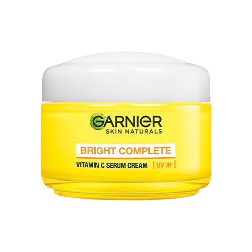 Skin Naturals Bright Complete Vitamin C Serum Cream by GARNIER - Non-toxic Facial Care product rated STOP by Million Marker, free from BPA, phthalates, and parabens