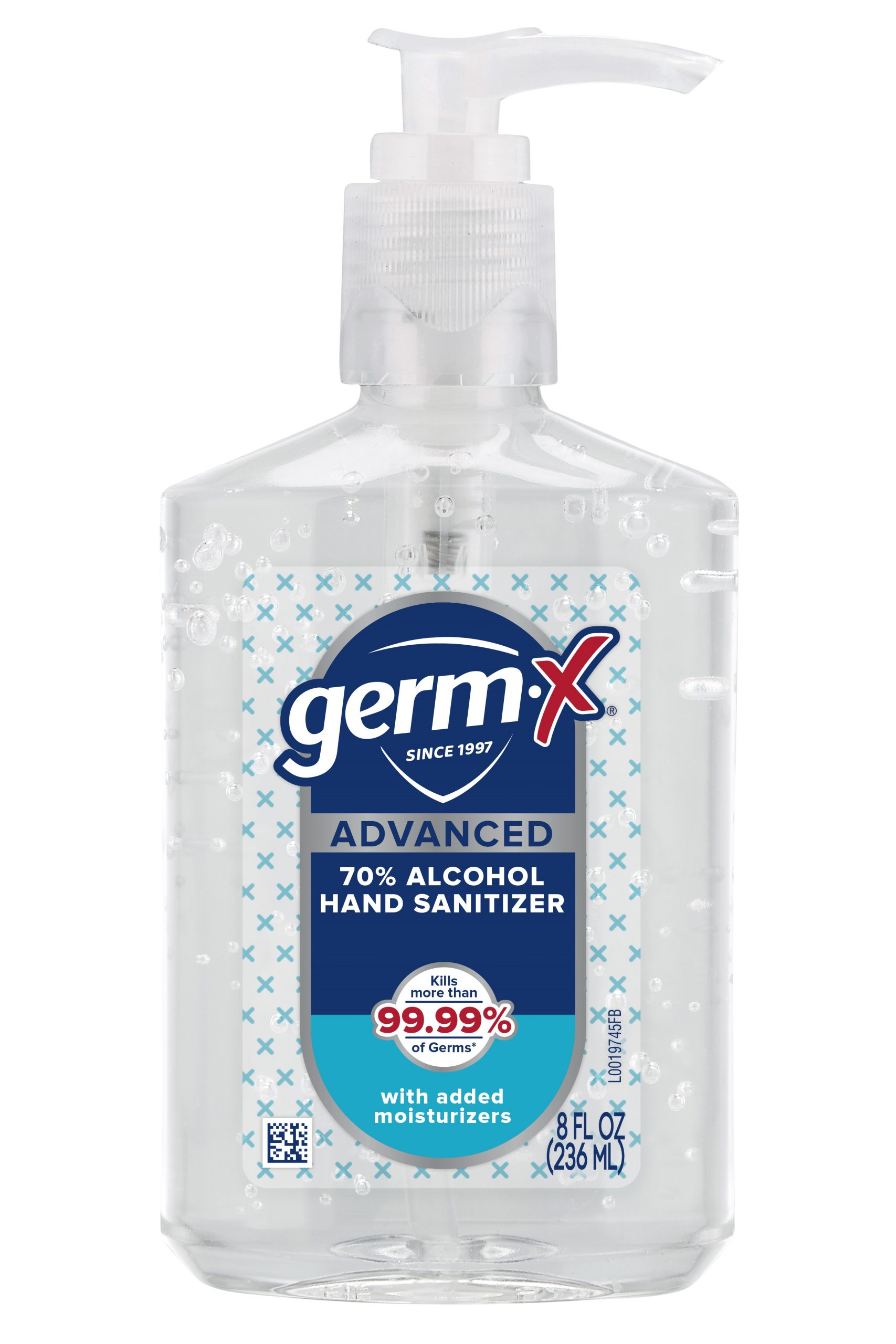 Advanced 70% Alcohol Hand Sanitizer by germ•X - Non-toxic, STOP rated product free from harmful chemicals