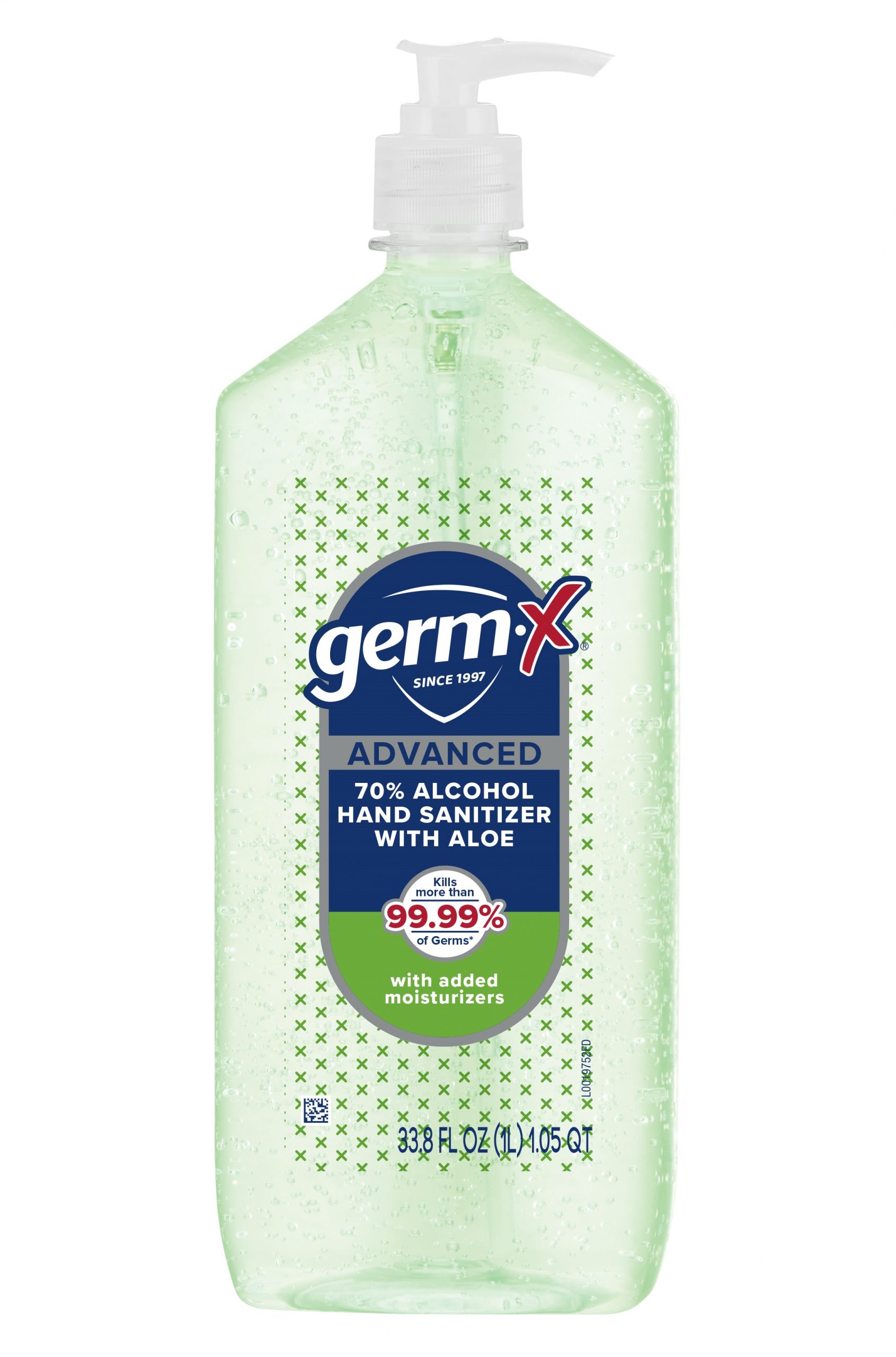 Advanced Hand Sanitizer - Aloe by germ•X - Non-toxic Soaps + Body Washes product rated STOP by Million Marker, free from BPA, phthalates, and parabens