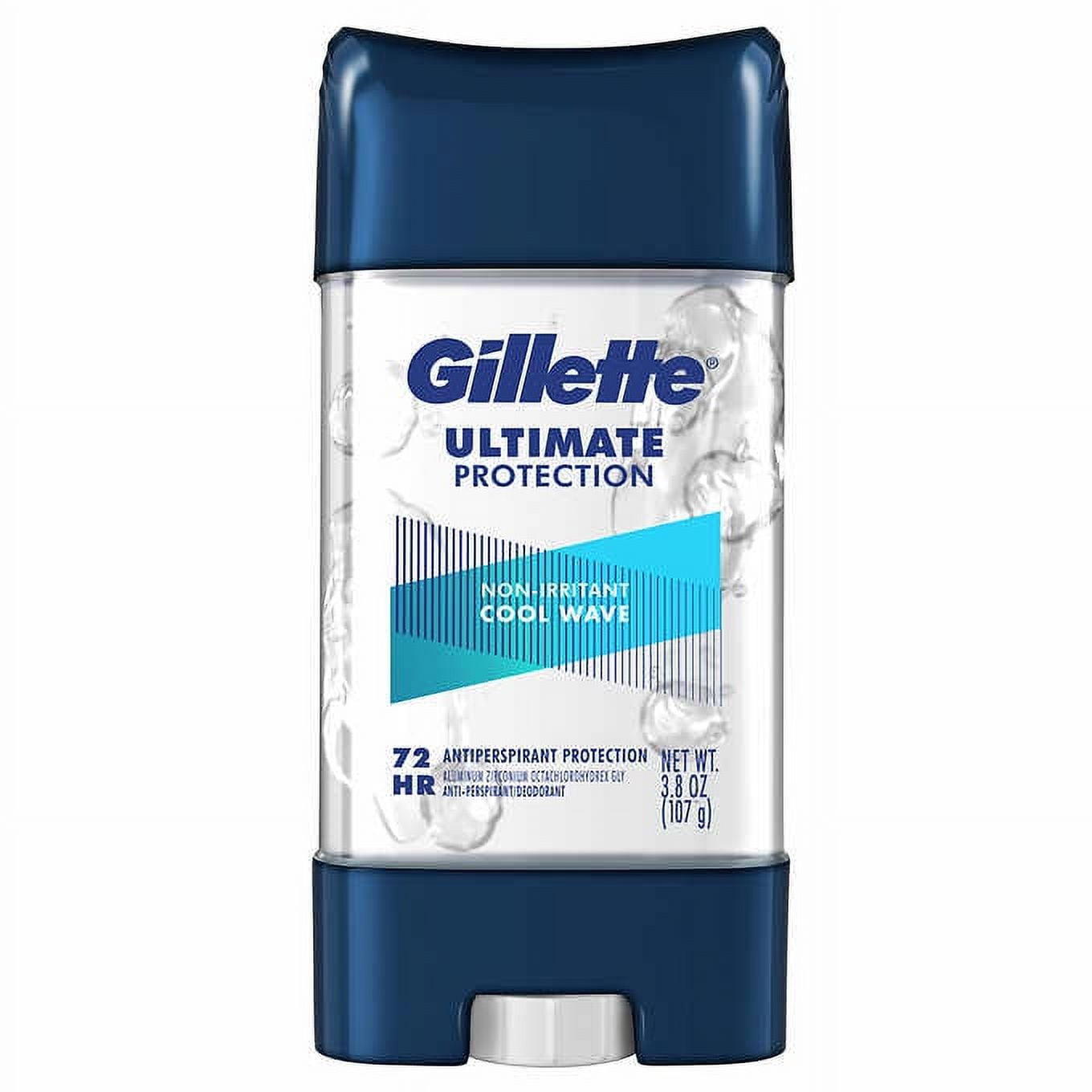 Ultimate Protection Antiperspirant Deodorant - Cool Wave by Gillette - Non-toxic, STOP rated product free from harmful chemicals
