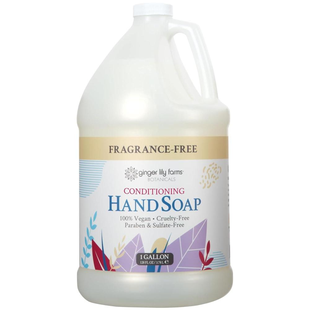 Conditioning Hand Soap - Fragrance Free by ginger lily farms - Non-toxic, SLOW rated product free from harmful chemicals