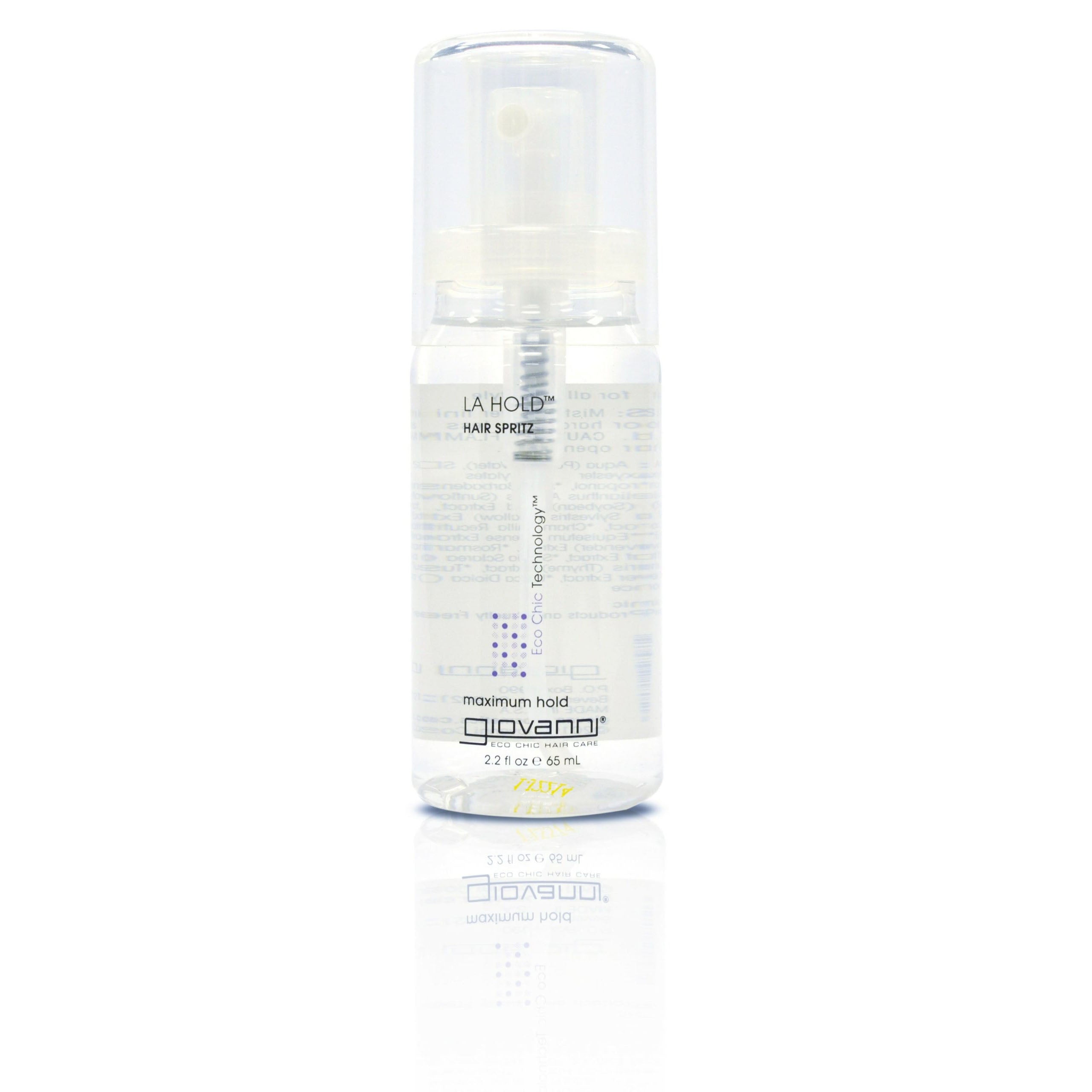 L.A. Hold Hair Spritz by giovanni - Non-toxic, SLOW rated product free from harmful chemicals