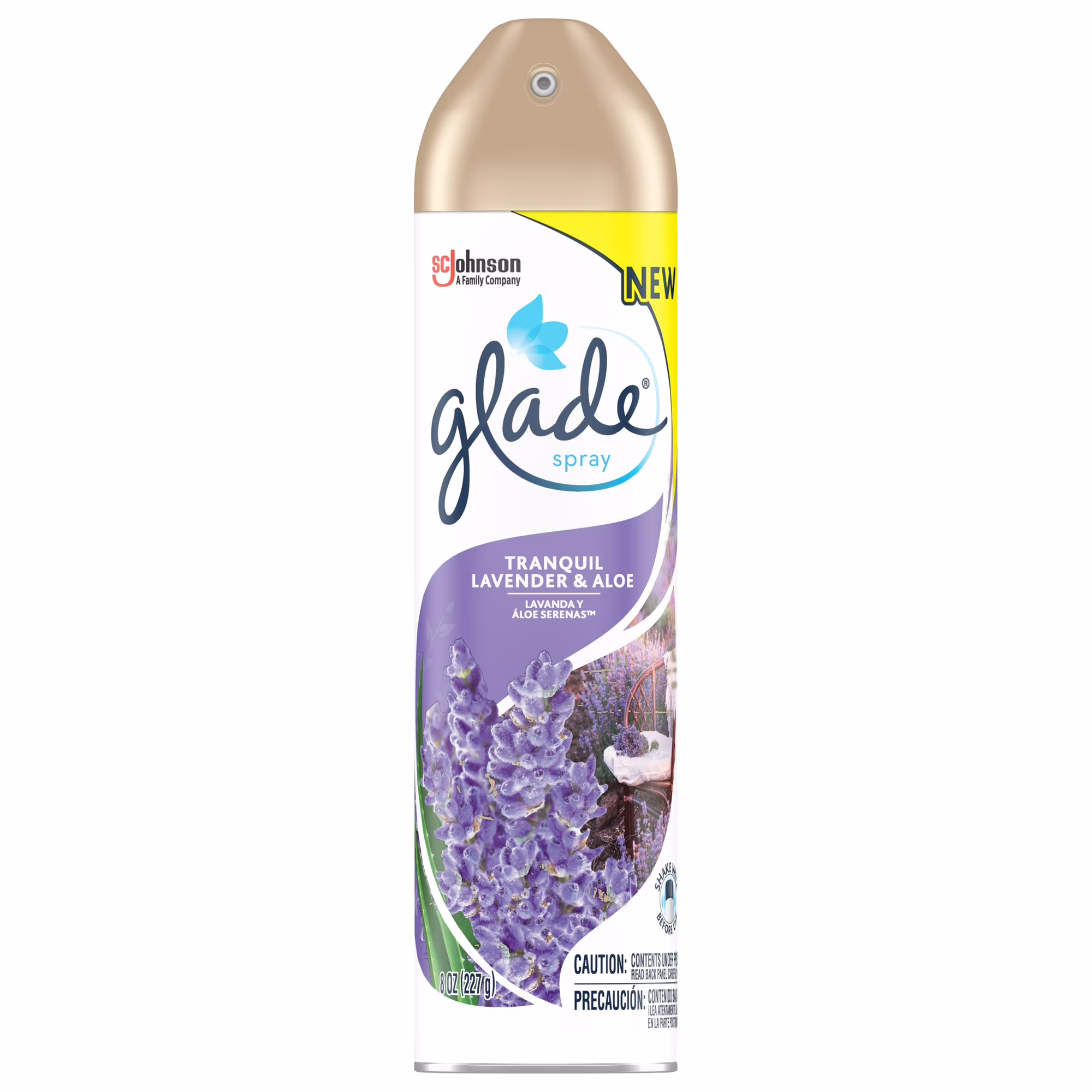 Air Freshener Spray - Tranquil Lavender Aloe by glade - Non-toxic, STOP rated product free from harmful chemicals