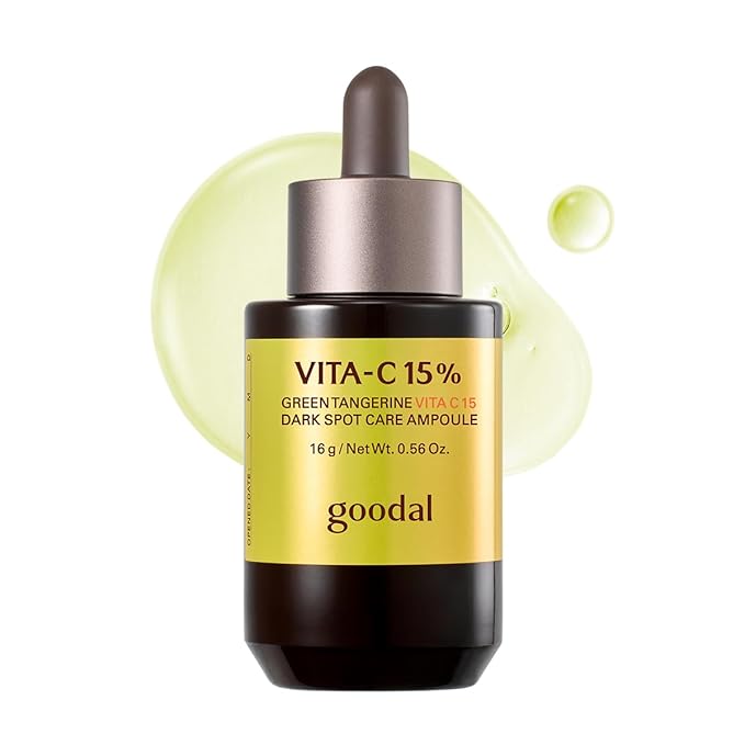 Green Tangerine Vita-C Dark Spot Care Serum by goodal - Non-toxic Facial Care product rated STOP by Million Marker, free from BPA, phthalates, and parabens