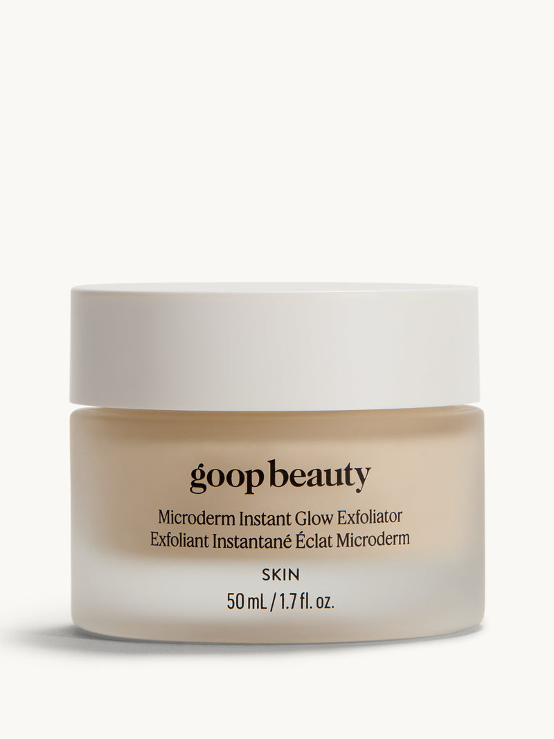 Microderm Instant Glow Exfoliator by goop beauty - Non-toxic Facial Care product rated SLOW by Million Marker, free from BPA, phthalates, and parabens