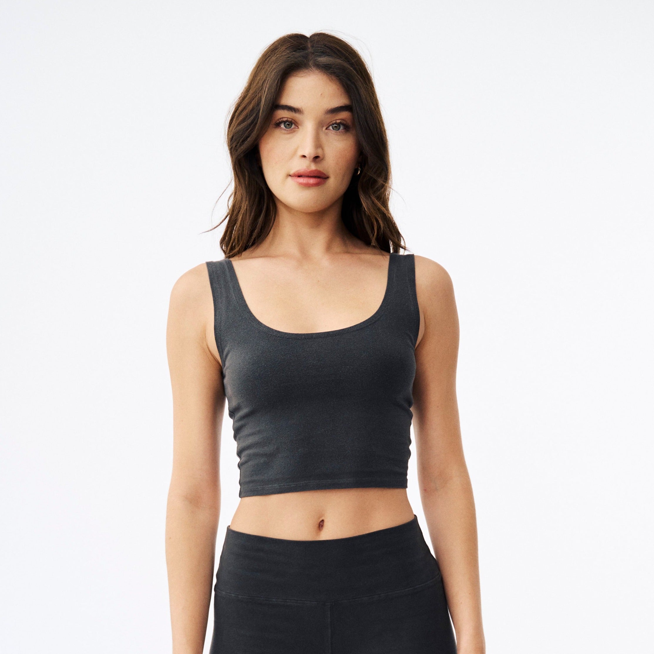 Fitted Crop Top by GROCERIES - Non-toxic Clothes product rated GO by Million Marker, free from BPA, phthalates, and parabens