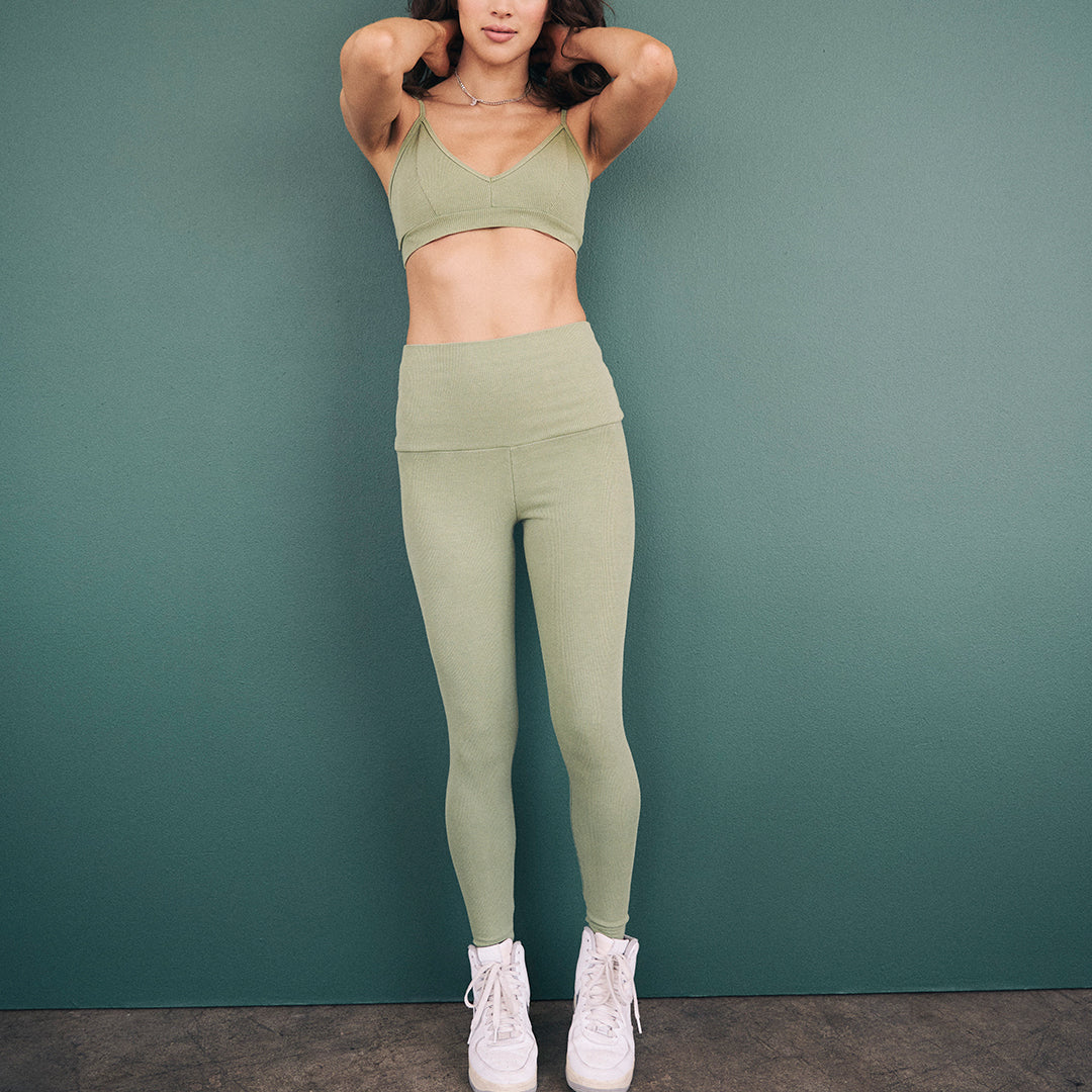 Ribbed Soft Legging by GROCERIES - Non-toxic Clothes product rated SLOW by Million Marker, free from BPA, phthalates, and parabens