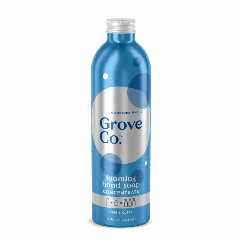 Foaming Hand Soap Concentrate - Free & Clear by Grove Co. - Non-toxic, SLOW rated product free from harmful chemicals