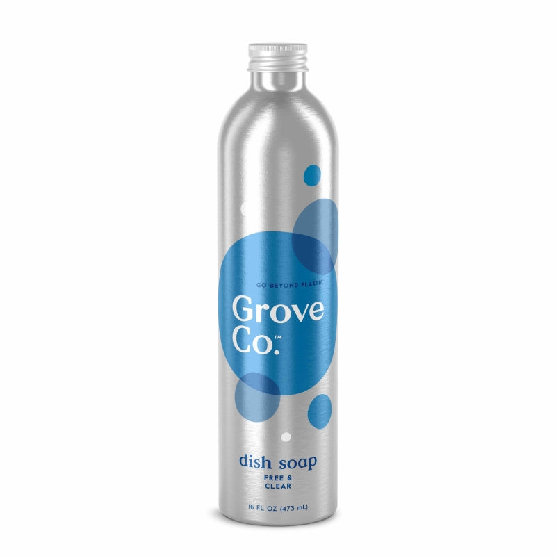 Gel Dish Soap - Free & Clear by Grove Co. - Non-toxic, SLOW rated product free from harmful chemicals