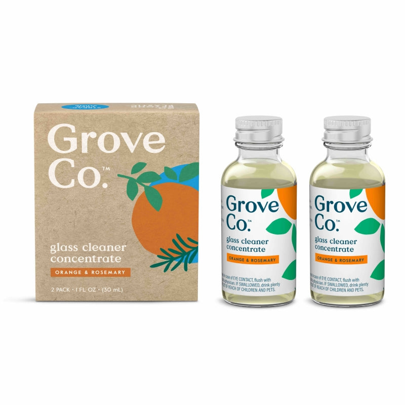 Glass Cleaner Concentrate - Orange & Rosemary by Grove Co. - Non-toxic Household Cleaning Products product rated SLOW by Million Marker, free from BPA, phthalates, and parabens