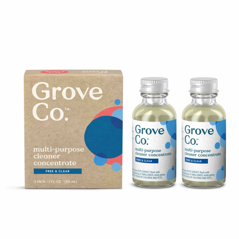 Multi-Purpose Cleaner Concentrate - Free & Clear by Grove Co. - Non-toxic, SLOW rated product free from harmful chemicals