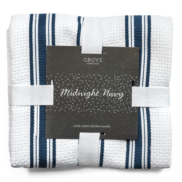 Organic Cotton Classic Kitchen Towels by Grove Co. - Non-toxic, GO rated product free from harmful chemicals