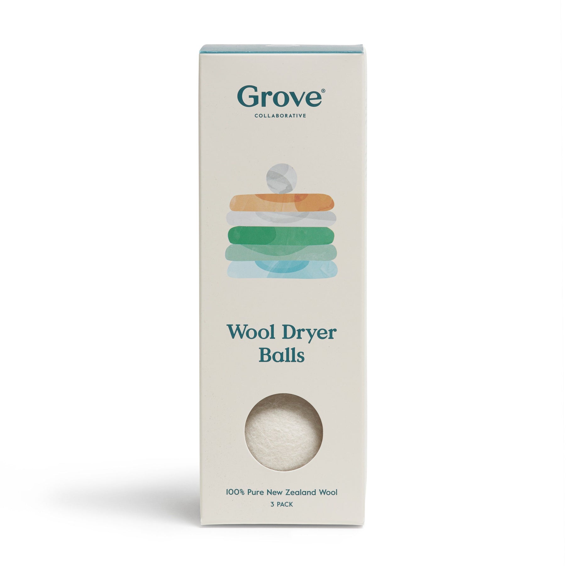 Wool Dryer Balls by Grove Co. - Non-toxic Laundry product rated GO by Million Marker, free from BPA, phthalates, and parabens