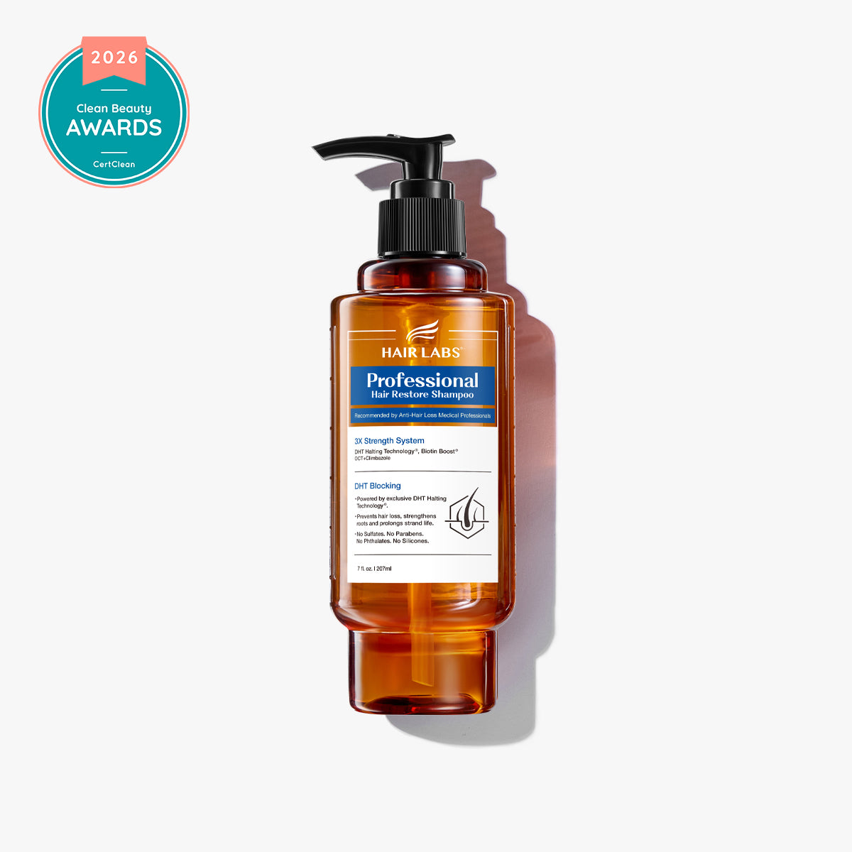 Professional Hair Restore Shampoo by HAIR LABS - Non-toxic Shampoos + Conditioners product rated SLOW by Million Marker, free from BPA, phthalates, and parabens