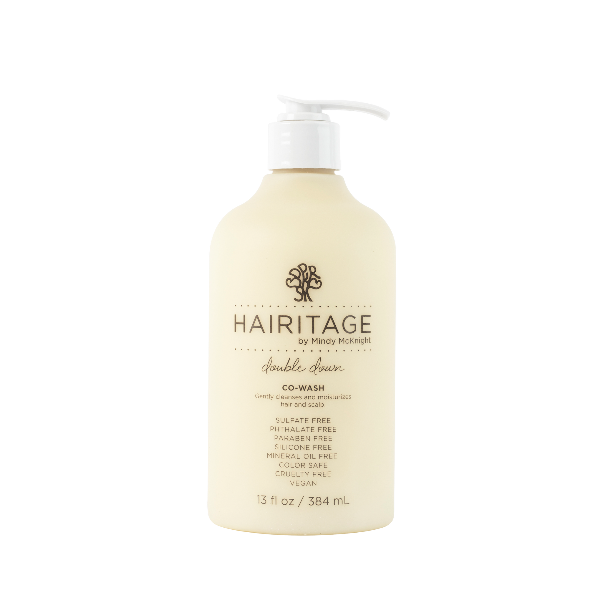Double Down Co-Wash by HAIRITAGE by Mindy McKnight - Non-toxic Shampoos + Conditioners product rated STOP by Million Marker, free from BPA, phthalates, and parabens