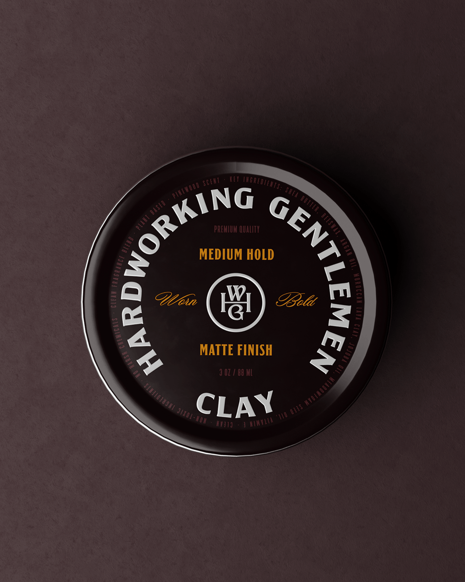 Clay by HARDWORKING GENTLEMEN - Non-toxic Hair Styling + Treatment product rated SLOW by Million Marker, free from BPA, phthalates, and parabens