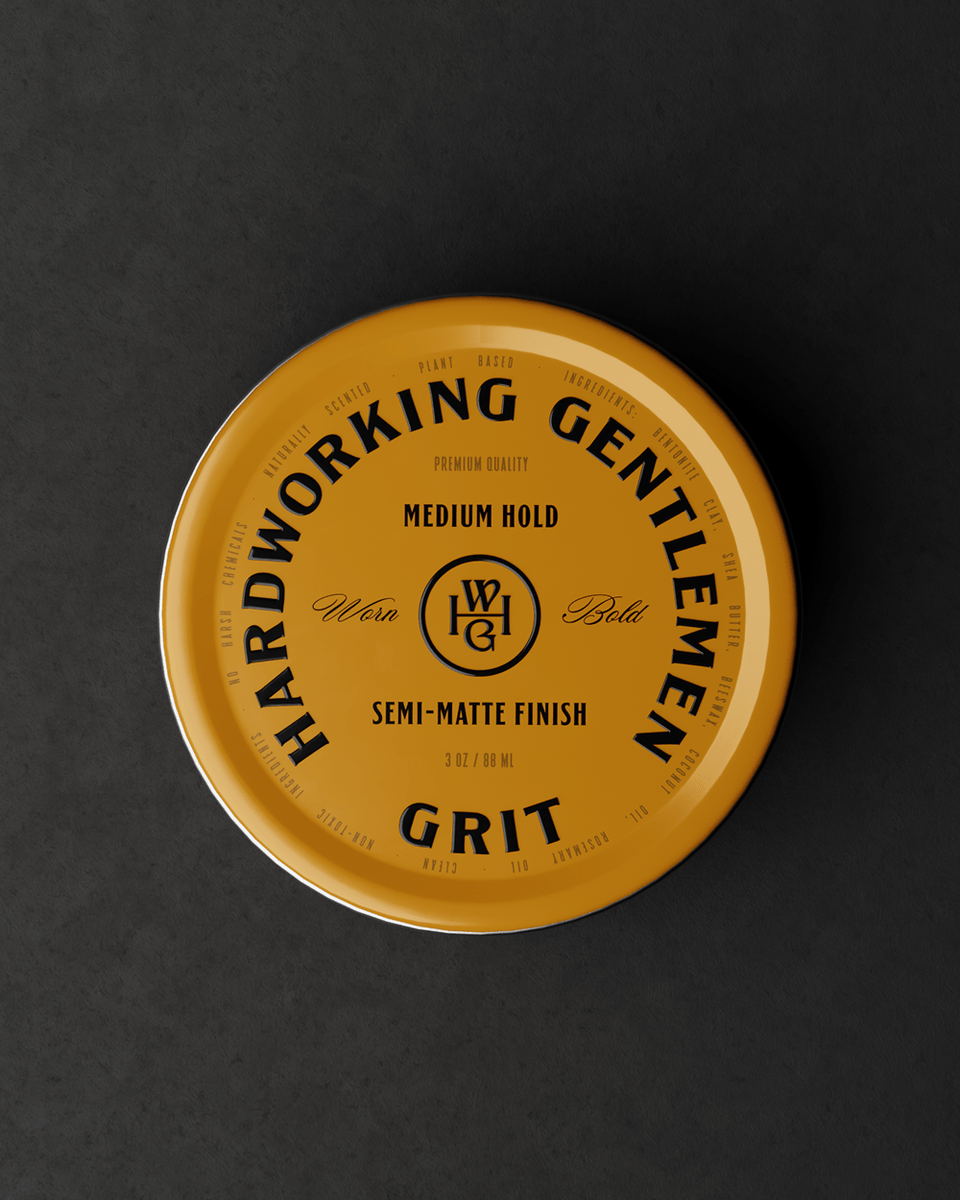 Grit by HARDWORKING GENTLEMEN - Non-toxic Hair Styling + Treatment product rated SLOW by Million Marker, free from BPA, phthalates, and parabens