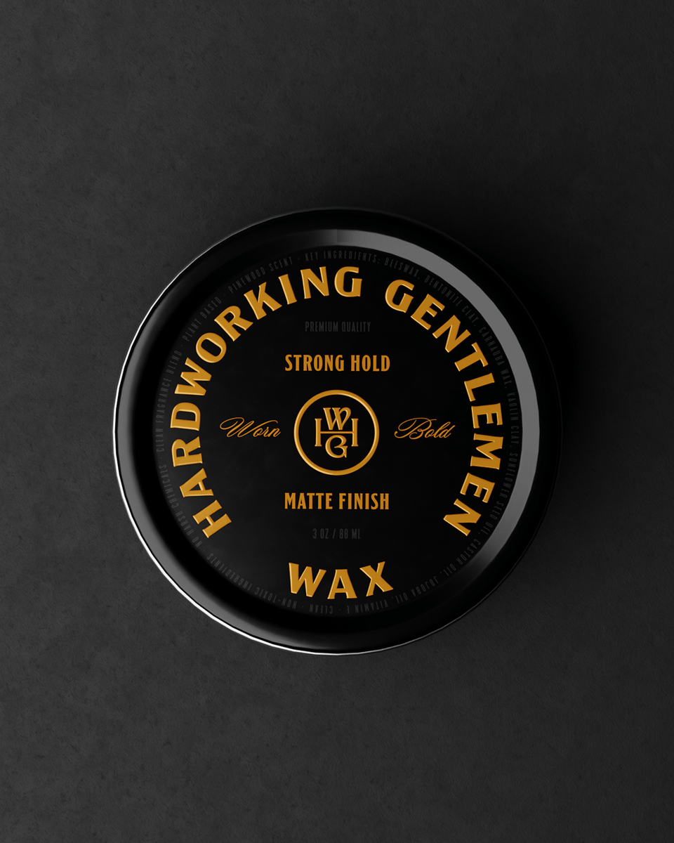 Wax by HARDWORKING GENTLEMEN - Non-toxic Hair Styling + Treatment product rated SLOW by Million Marker, free from BPA, phthalates, and parabens