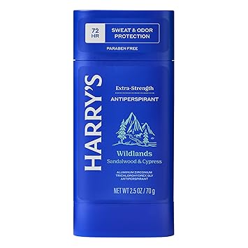 Extra-Strength Antiperspirant Deodorant - Wildlands by HARRY'S - Non-toxic, STOP rated product free from harmful chemicals