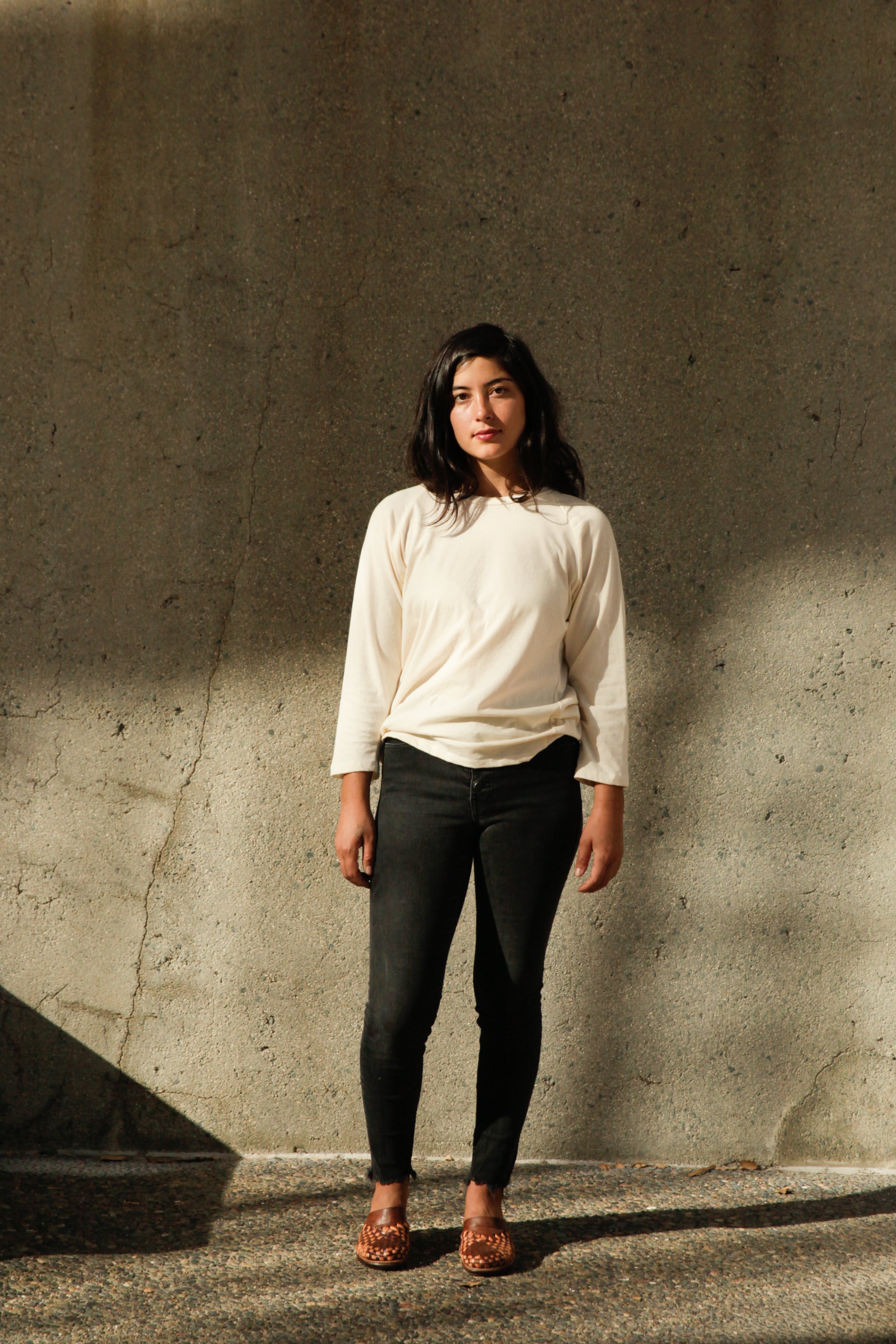 Women's Organic Raglan in Natural by Harvest & Mill - Non-toxic, GO rated product free from harmful chemicals