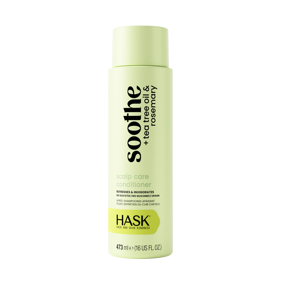 Soothe Tea Tree OIl & Rosemary Scalp Care Conditioner by HASK HAIR AND SKIN KINDNESS - Non-toxic Shampoos + Conditioners product rated STOP by Million Marker, free from BPA, phthalates, and parabens