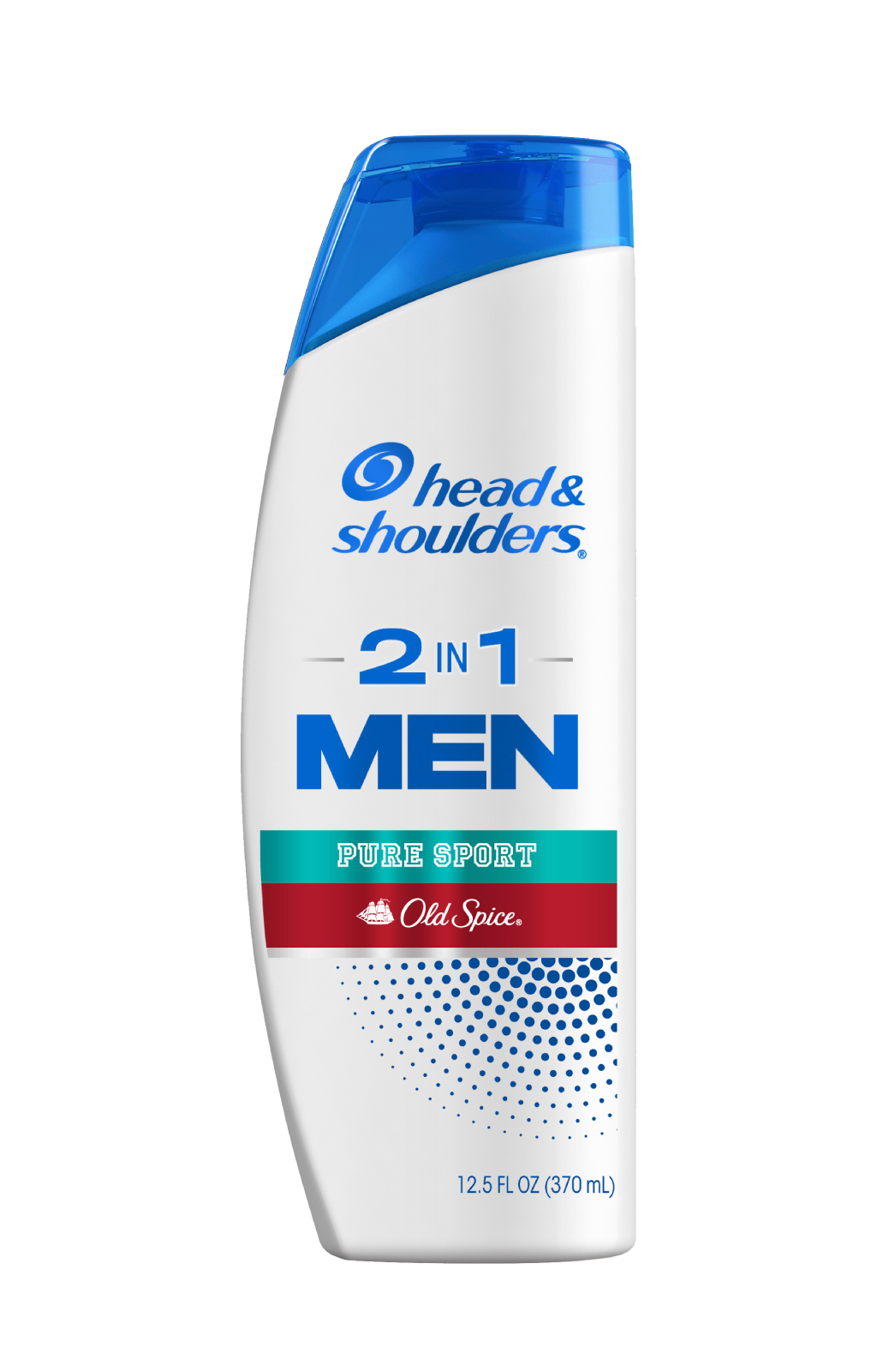 Men Pyrithione Zinc Dandruff 2In1 Shampoo + Conditioner - Pure Sport Old Spice by head & shoulders - Non-toxic, STOP rated product free from harmful chemicals