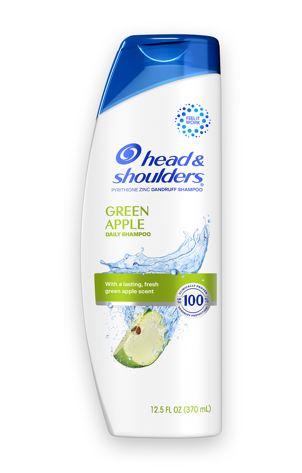 Pyrithione Zinc Dandruff Shampoo - Green Apple by head & shoulders - Non-toxic, STOP rated product free from harmful chemicals