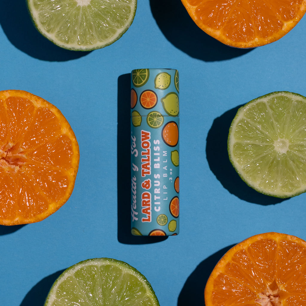 Lip Balm - Citrus Bliss by Health Y SOL - Non-toxic Lip Balms product rated SLOW by Million Marker, free from BPA, phthalates, and parabens