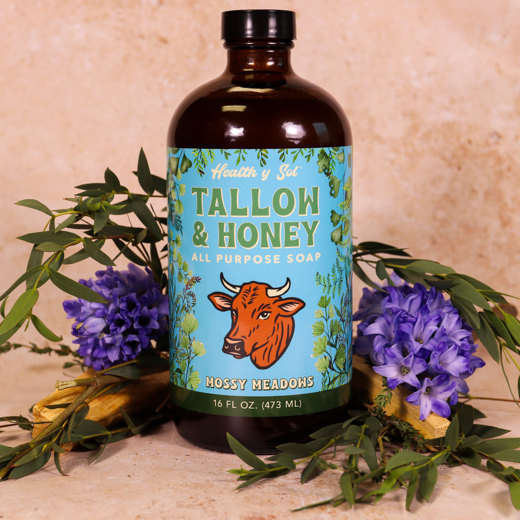 Tallow & Honey All Purpose Soap - Mossy Meadows by Health Y SOL - Non-toxic, SLOW rated product free from harmful chemicals