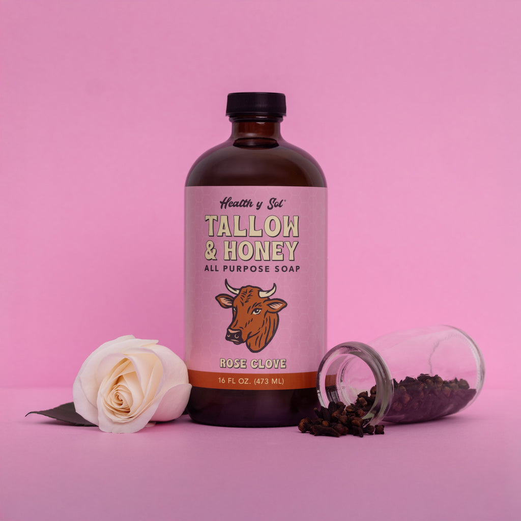 Tallow & Honey All Purpose Soap - Rose Clove by Health Y SOL - Non-toxic Soaps + Body Washes product rated SLOW by Million Marker, free from BPA, phthalates, and parabens
