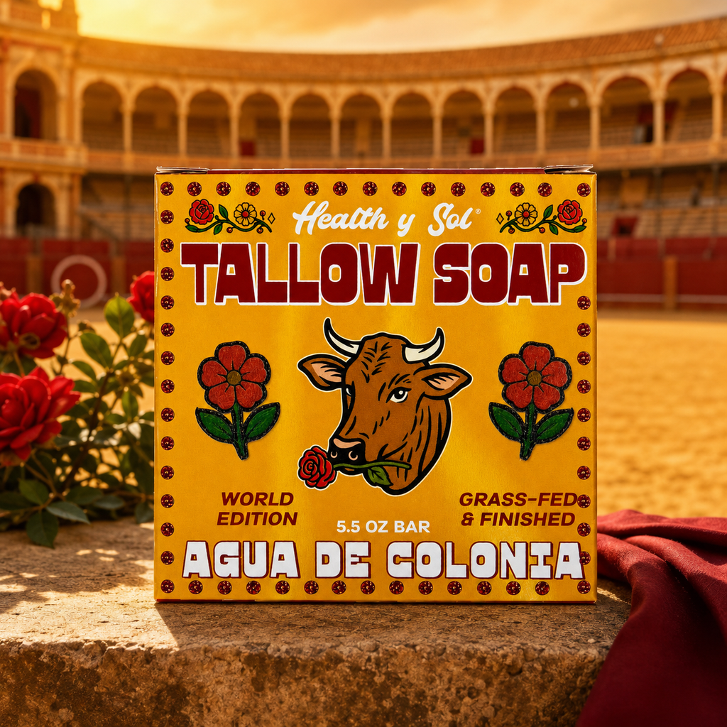 Tallow Soap - Agua De Colonia by Health Y SOL - Non-toxic, SLOW rated product free from harmful chemicals
