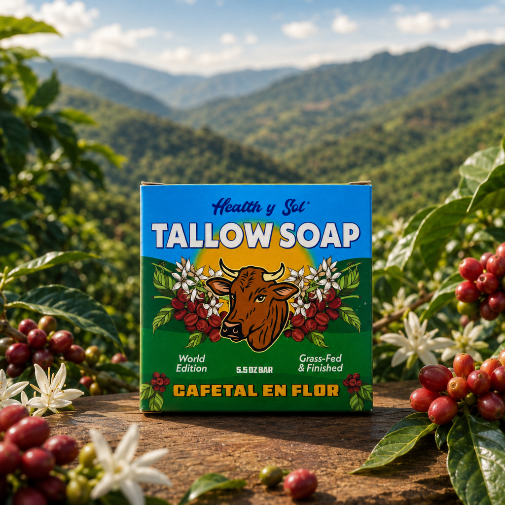 Tallow Soap - Cafetal En Flor by Health Y SOL - Non-toxic, SLOW rated product free from harmful chemicals