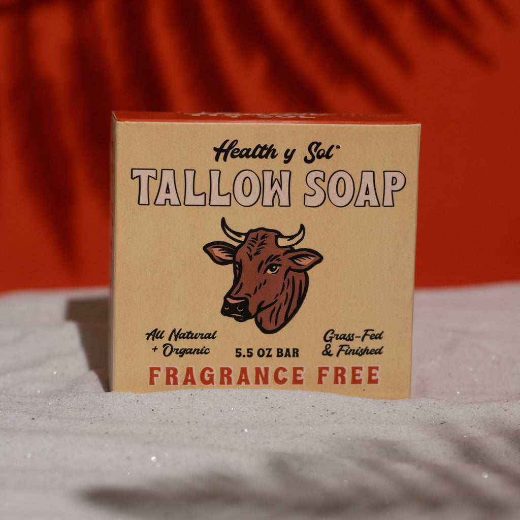Tallow Soap - Fragrance Free by Health Y SOL - Non-toxic Soaps + Body Washes product rated GO by Million Marker, free from BPA, phthalates, and parabens