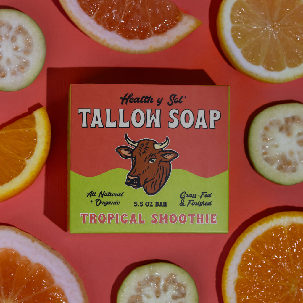 Tallow Soap - Tropical Smoothie by Health Y SOL - Non-toxic Soaps + Body Washes product rated SLOW by Million Marker, free from BPA, phthalates, and parabens