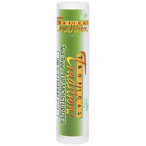 Tropical Traditions Lip Moisturizer - Tea Tree by HEALTHY Traditions - Non-toxic, SLOW rated product free from harmful chemicals