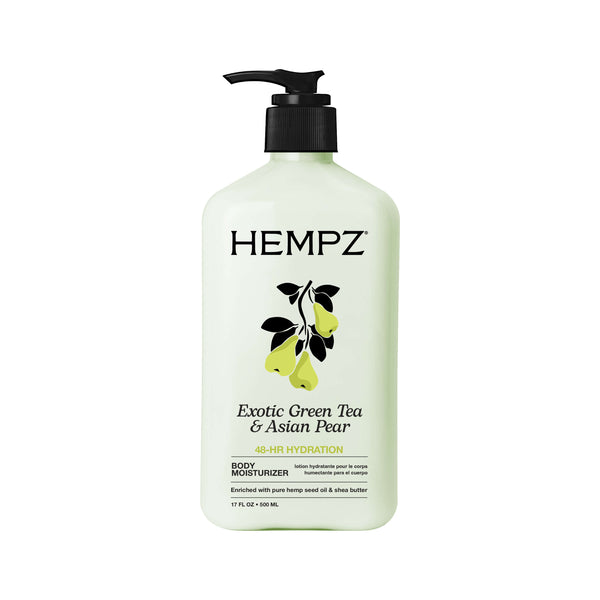 Exotic Green Tea & Asian Pear Moisturizing Body Lotion by HempZ - Non-toxic, STOP rated product free from harmful chemicals