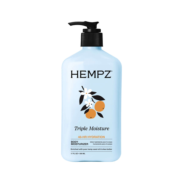 Triple Moisture Moisturizing Body Lotion - Fresh Citrus by HempZ - Non-toxic, STOP rated product free from harmful chemicals