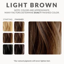Light Brown Henna Hair Dye by Henna Color Lab - Non-toxic, GO rated product free from harmful chemicals