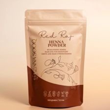 Red Raj Henna Hair Dye by Henna Sooq - Non-toxic Hair Styling + Treatment product rated GO by Million Marker, free from BPA, phthalates, and parabens
