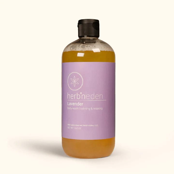 Lavender Body Wash by Herb'N Eden - Non-toxic, SLOW rated product free from harmful chemicals