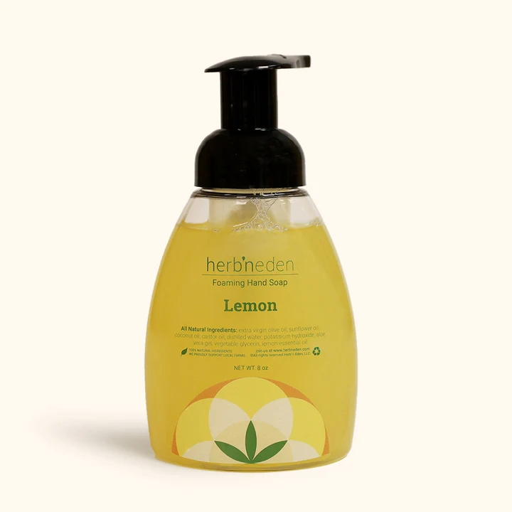 Lemon Foaming Hand Soap by Herb'N Eden - Non-toxic Soaps + Body Washes product rated SLOW by Million Marker, free from BPA, phthalates, and parabens