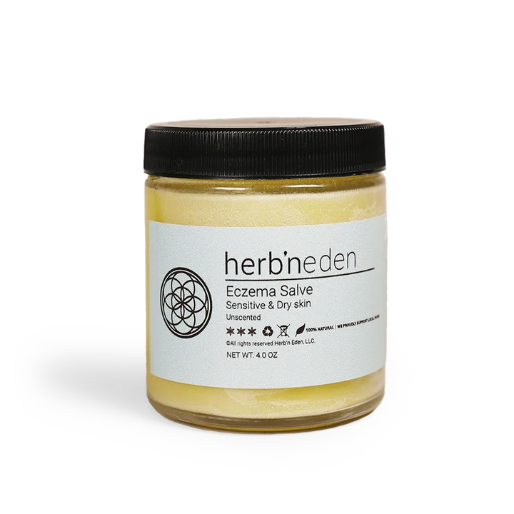 Eczema Salve by Herb'N Eden - Non-toxic Body Oils, Butters + lotions product rated SLOW by Million Marker, free from BPA, phthalates, and parabens