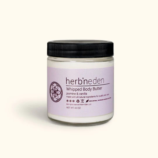 Jasmine & Vanilla Body Butter by Herb'N Eden - Non-toxic, SLOW rated product free from harmful chemicals