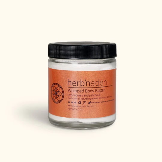 Lemongrass & Patchouli Body Butter by Herb'N Eden - Non-toxic Body Oils, Butters + lotions product rated SLOW by Million Marker, free from BPA, phthalates, and parabens